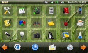 Seria esta a interface do Ubuntu mobile?