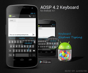 Teclado padrão do Android 4.2