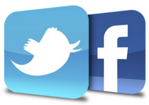Facebook e Twitter, as hashtags