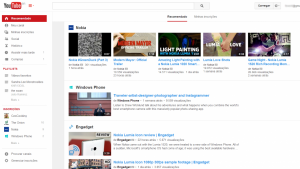 Youtube web ganha visual do App